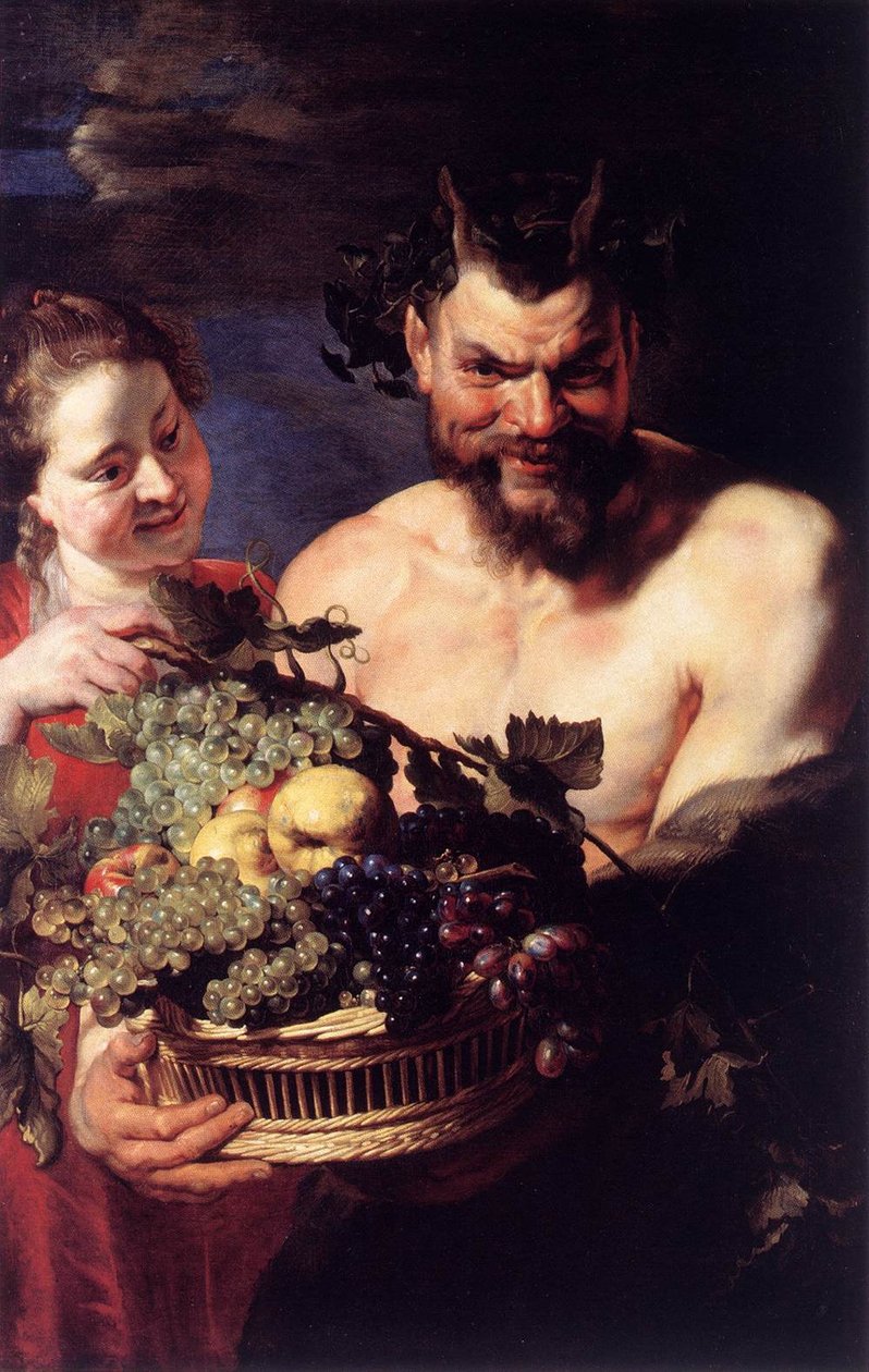 Satyr und Mädchen von Peter Paul Rubens