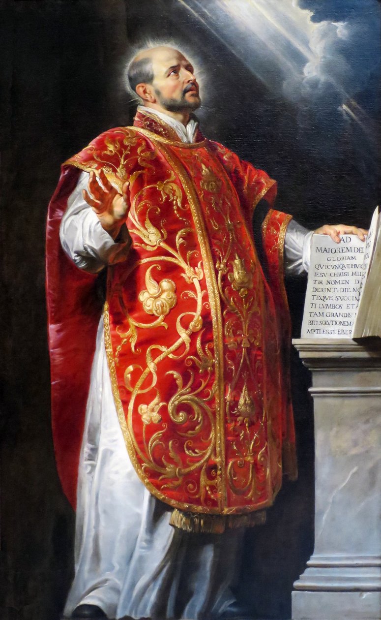 Der Heilige Ignatius von Loyola von Peter Paul Rubens