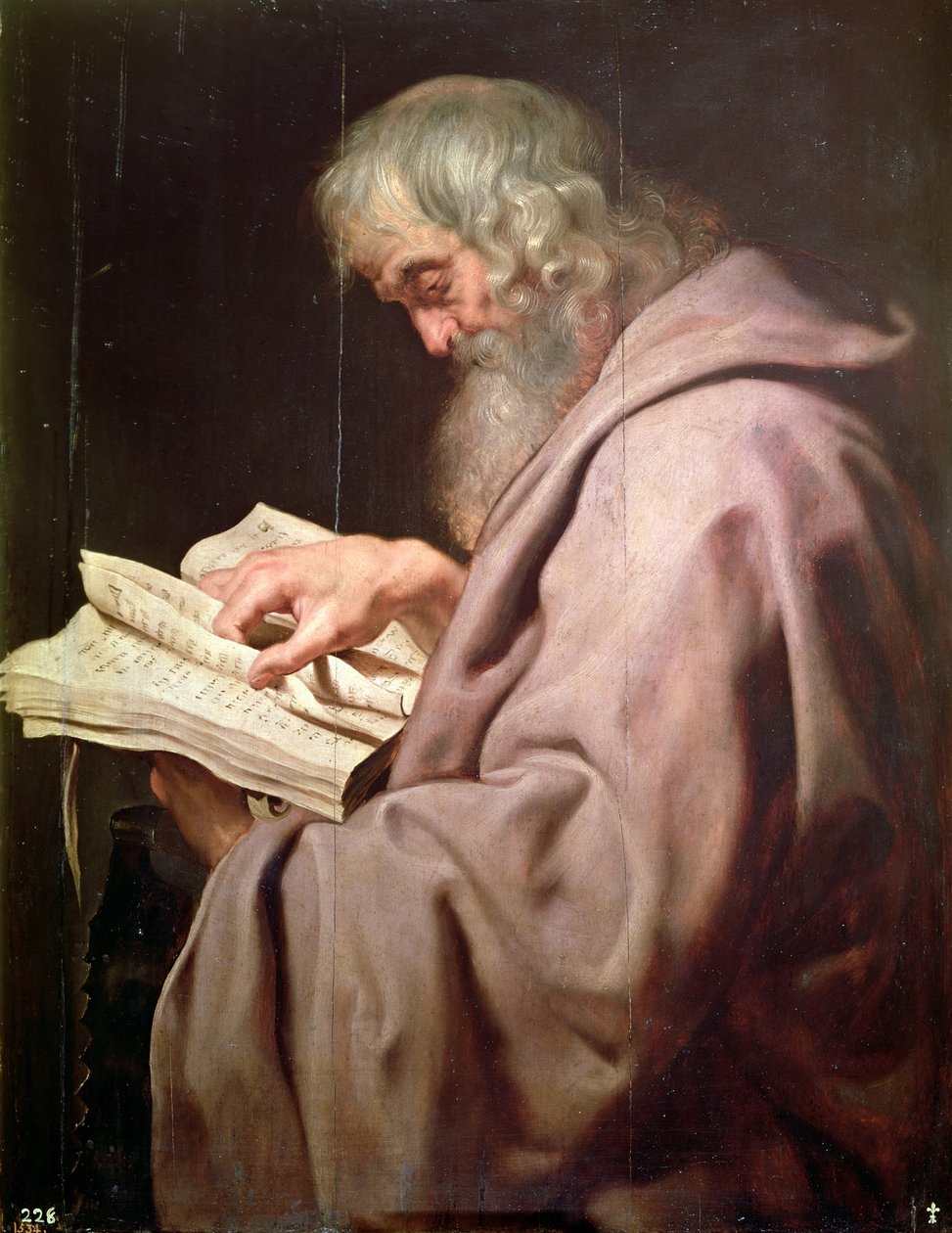 St. Simon ca. 1611 (Simon der Zelot oder Simon Kananaios) von Peter Paul Rubens