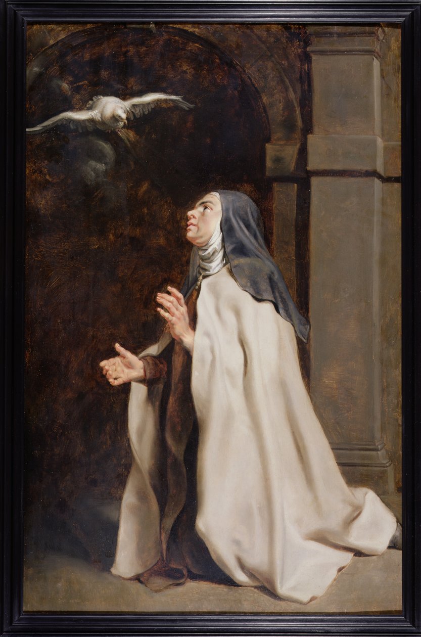 Vision einer Taube von Teresa von Ávila, ca. 1614 von Peter Paul Rubens