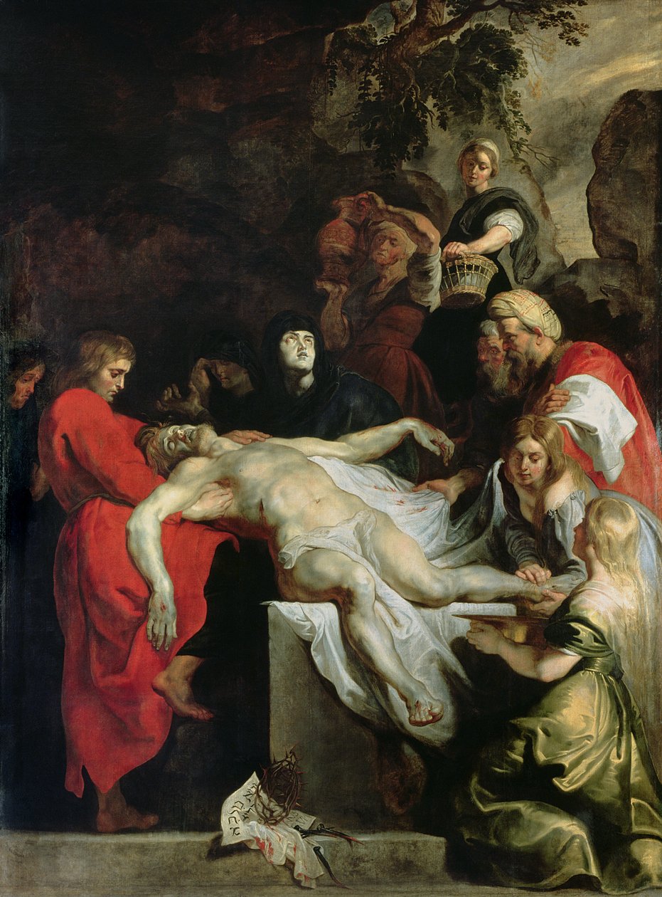 Die Grablegung von Peter Paul Rubens