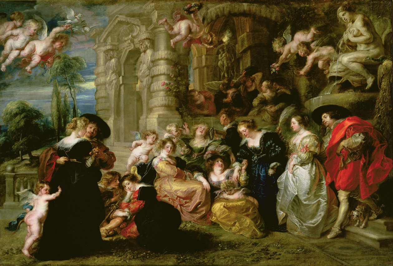 Der Garten der Liebe, ca. 1630-32 von Peter Paul Rubens