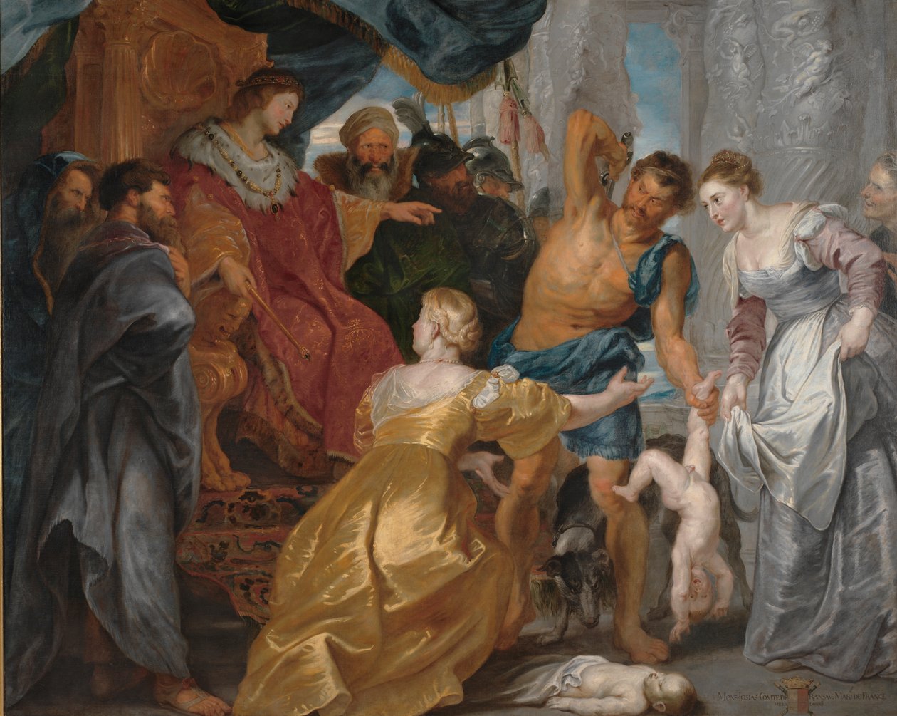 Das Urteil Salomos von Peter Paul Rubens