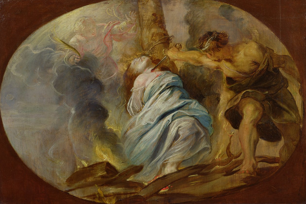 Das Martyrium der hl. Lucia, um 1620 von Peter Paul Rubens