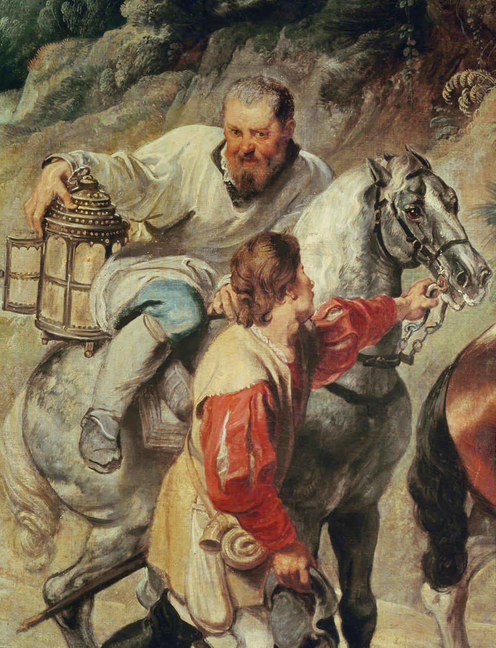 Der Sakristan begleitet den Priester, der die Eucharistie zu einem Sterbenden bringt, vor 1630 von Peter Paul Rubens