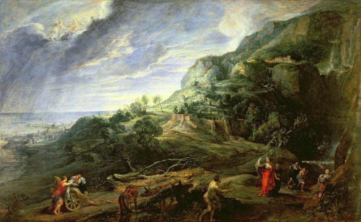 Odysseus auf der Phäakeninsel von Peter Paul Rubens