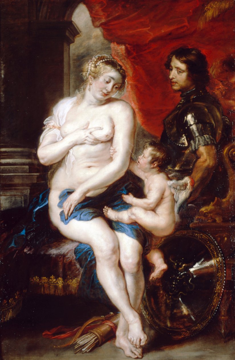 Venus, Mars und Amor von Peter Paul Rubens
