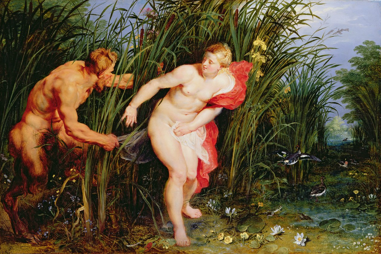Pan und Syrinx von Peter Paul and Brueghel Rubens