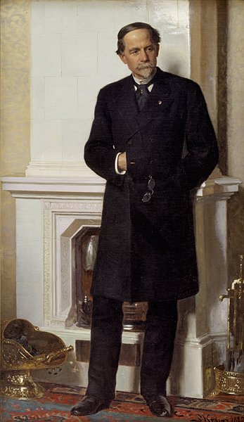 Porträt des Architekten Ferdinand Meldahl von Peder Severin Krøyer
