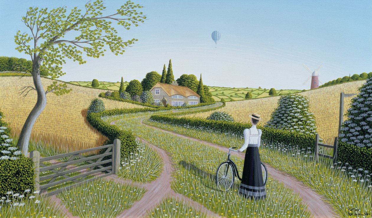 Sommer-Radfahren, 1996 von Peter Szumowski