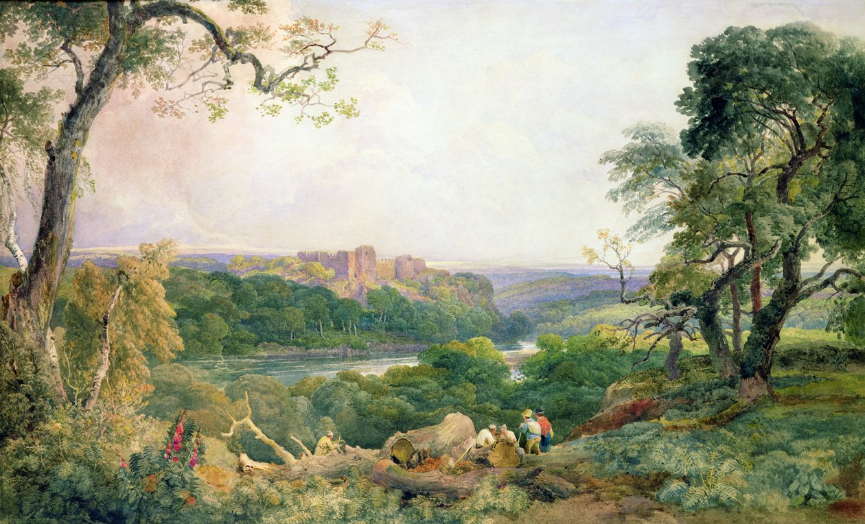 Goodrich Castle, genannt Barden Tower von Peter de Wint