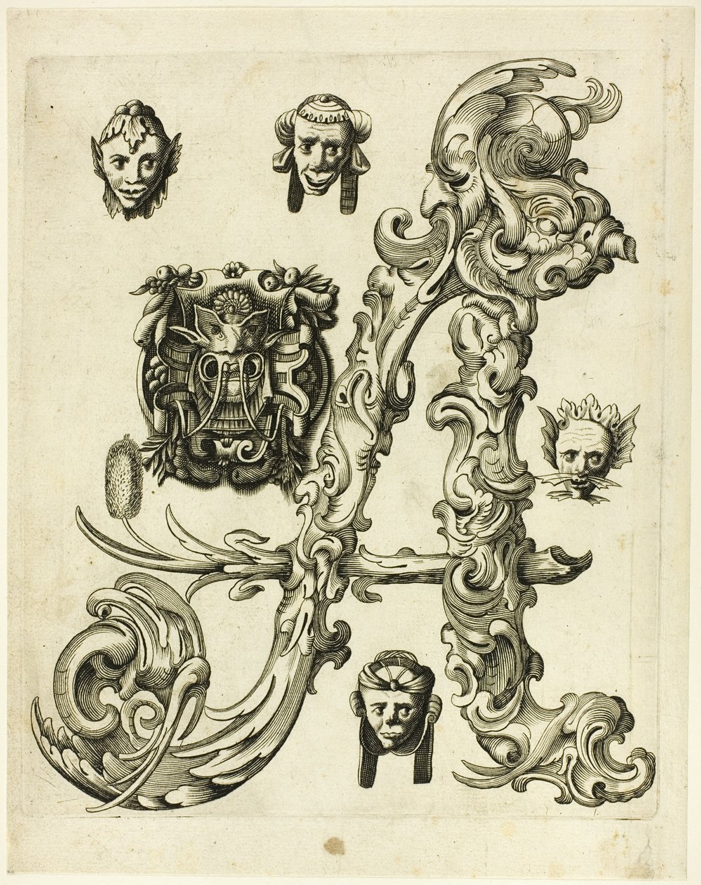 Buchstabe A von Peter Aubry