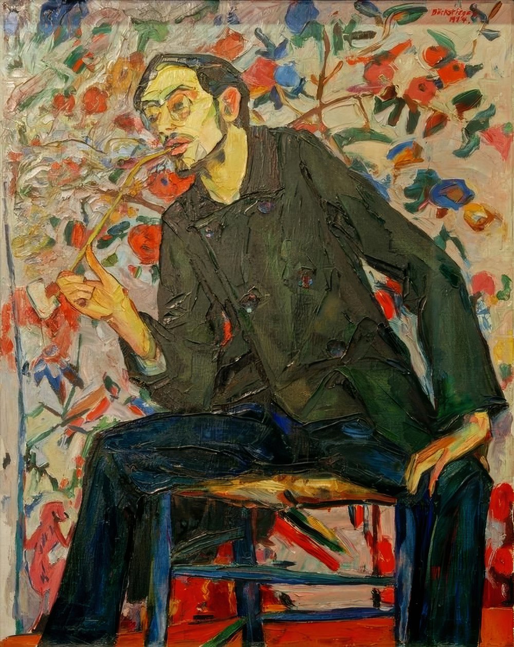 Bildnis des Malers Conrad Felixmüller von Peter August Böckstiegel