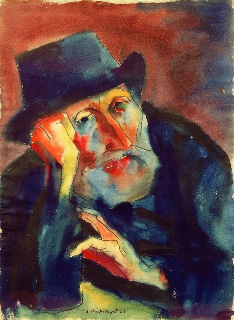 Kopf Peter Sussieck von Peter August Böckstiegel