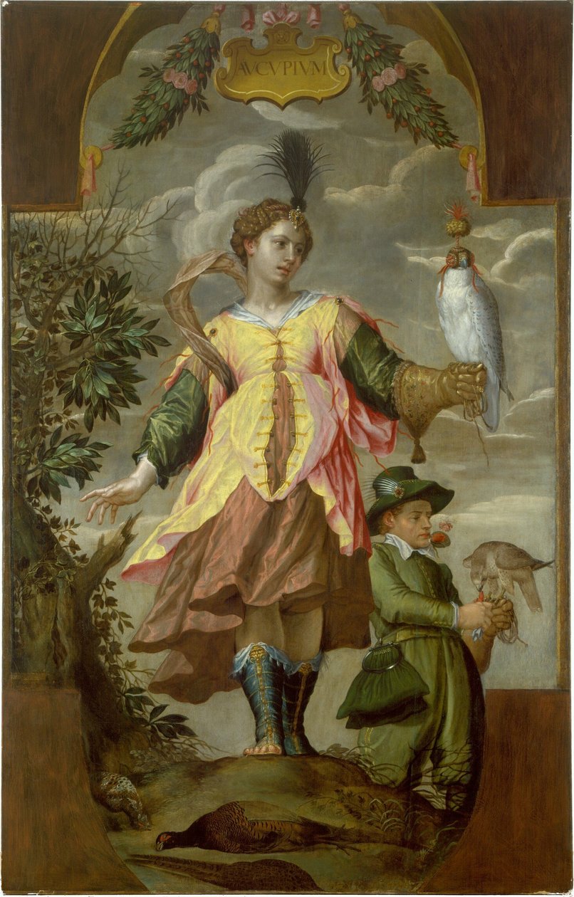 Aucupium – Allegorie der Vogeljagd von Peter Candid