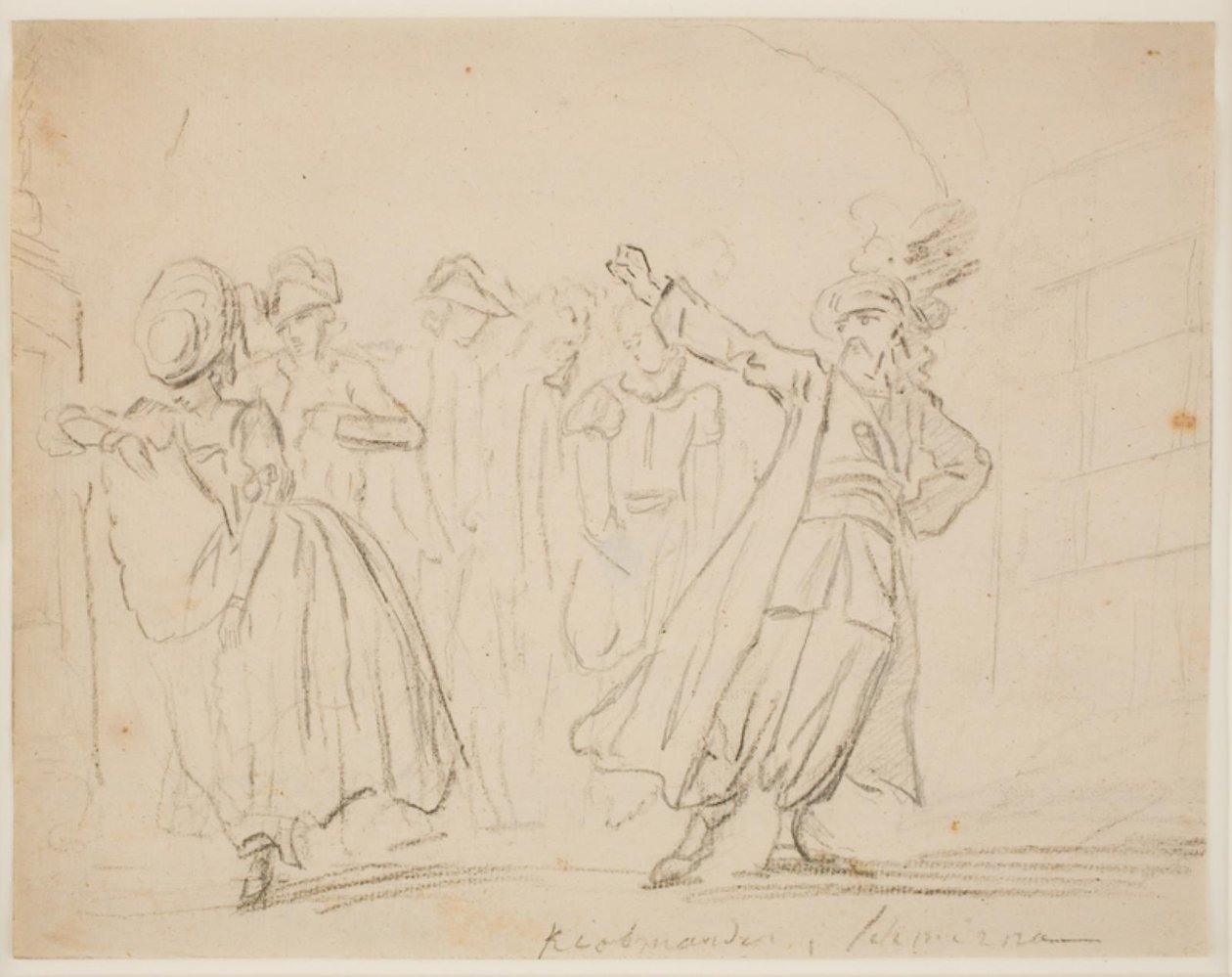 Szene aus Der Kaufmann von Smyrna von Peter Cramer