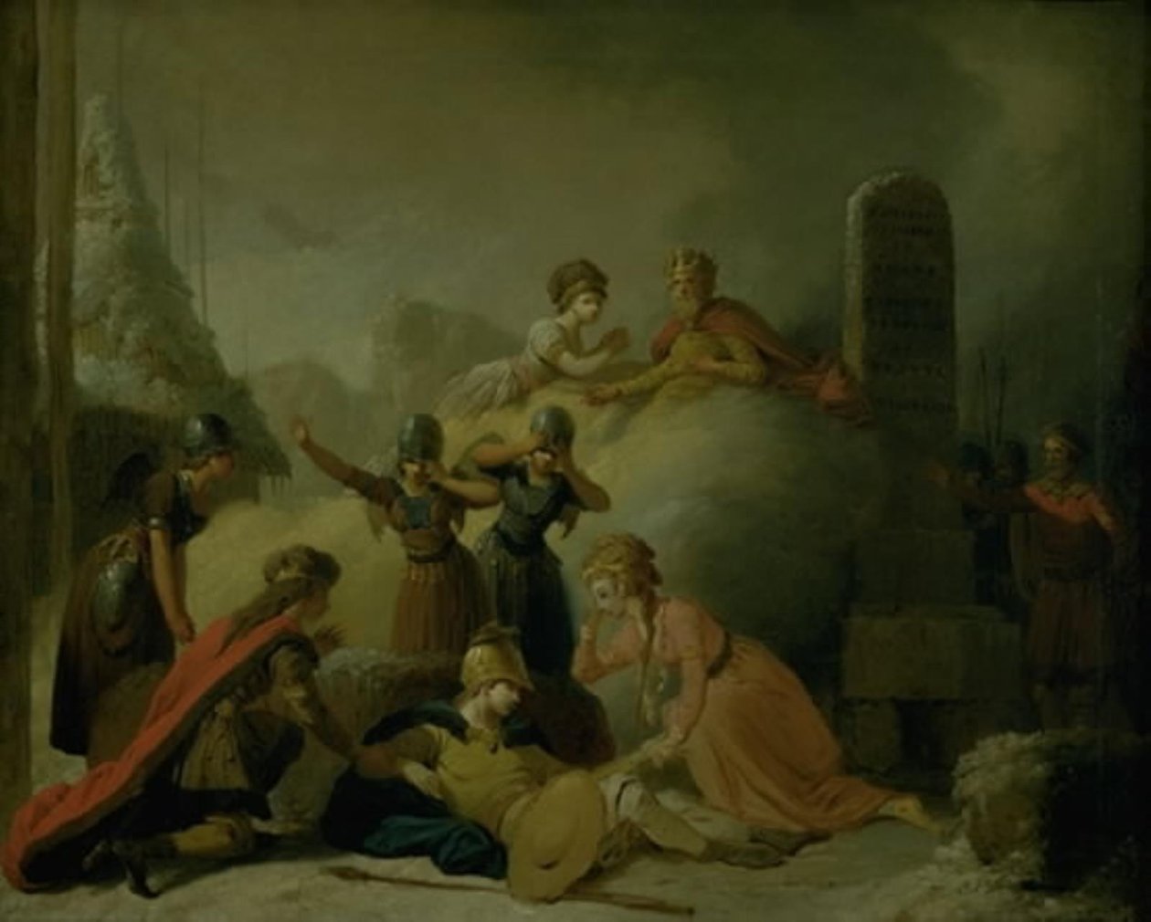 Schlussszene aus Johannes Ewalds "Balders Tod" von Peter Cramer