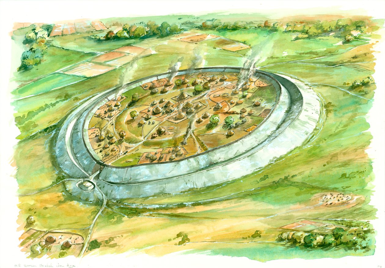 Old Sarum, Eisenzeit von Peter Dunn