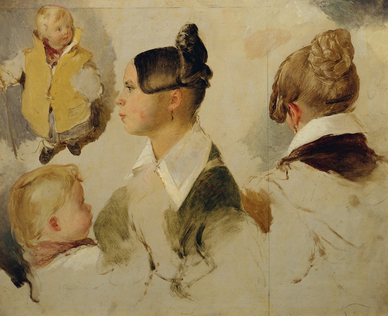Figurale Studien von Peter Fendi
