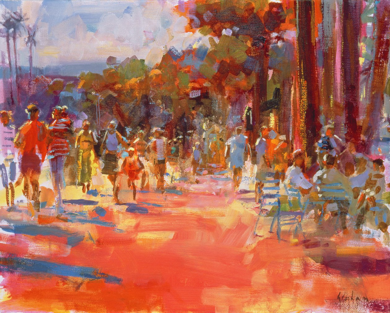 Den ganzen Sommer an einem Tag von Peter Graham (Contemporary)