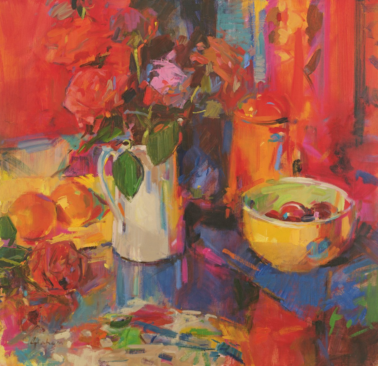 Zuckerstangenrosen von Peter Graham (Contemporary)