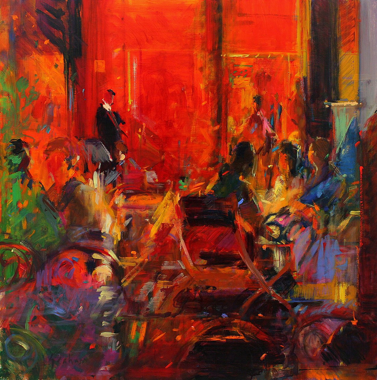 Grand Cafe, Ceret von Peter Graham (Contemporary)