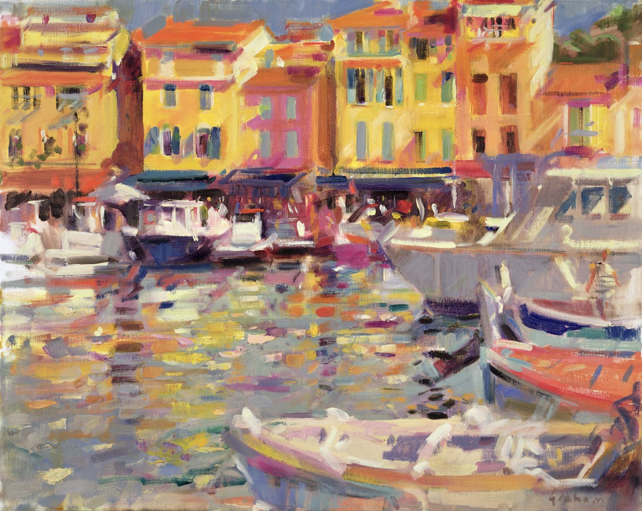 Hafen von Cassis von Peter Graham (Contemporary)
