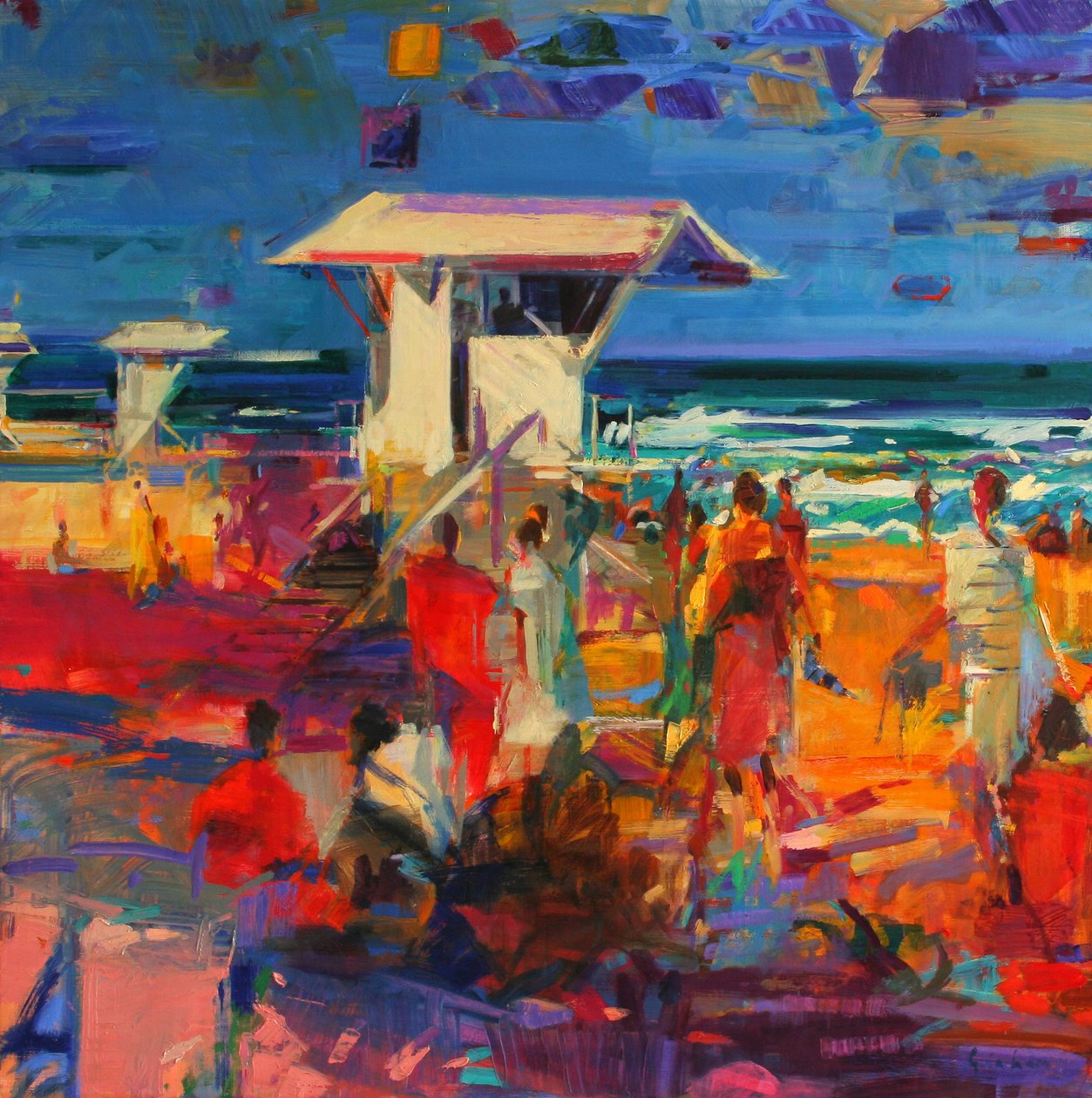 Palm Beach, Florida von Peter Graham (Contemporary)