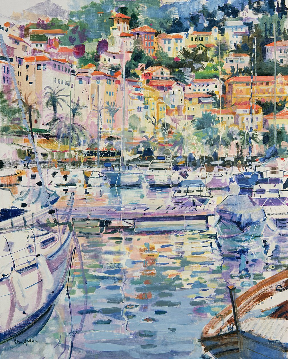 Riviera Yachten, 1996 von Peter Graham (Contemporary)