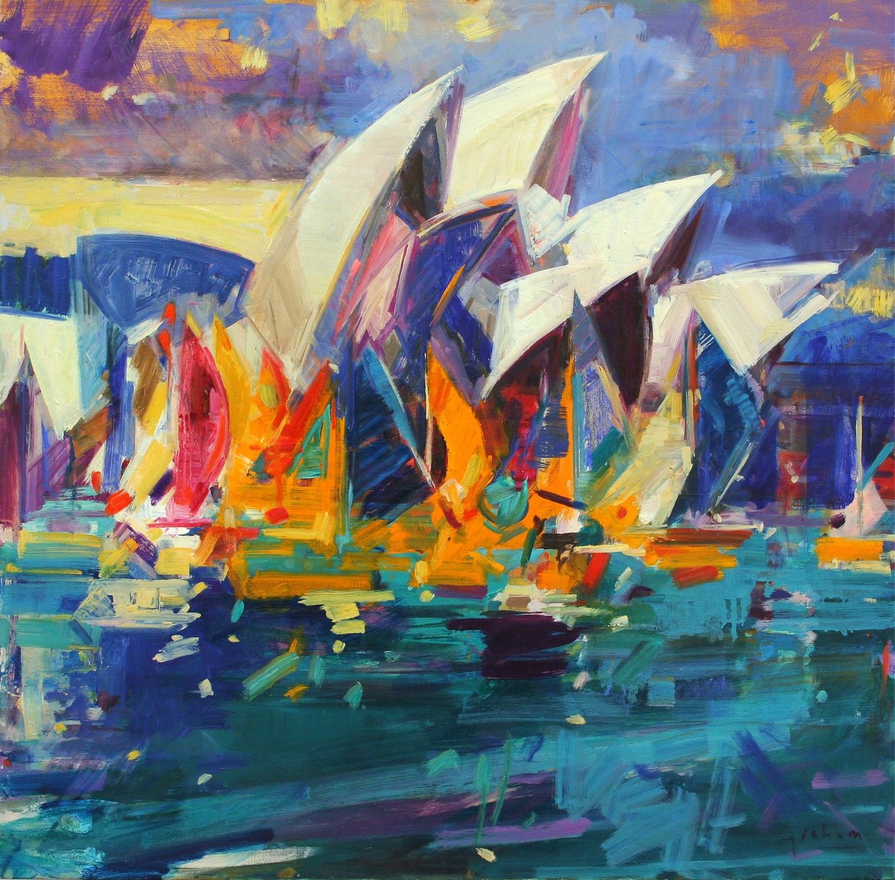 Sydney Flying Colours, 2012 von Peter Graham (Contemporary)