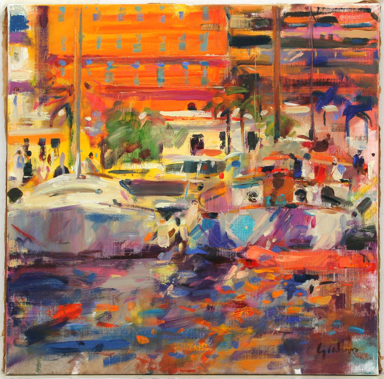 Die Riviera bei Menton von Peter Graham (Contemporary)