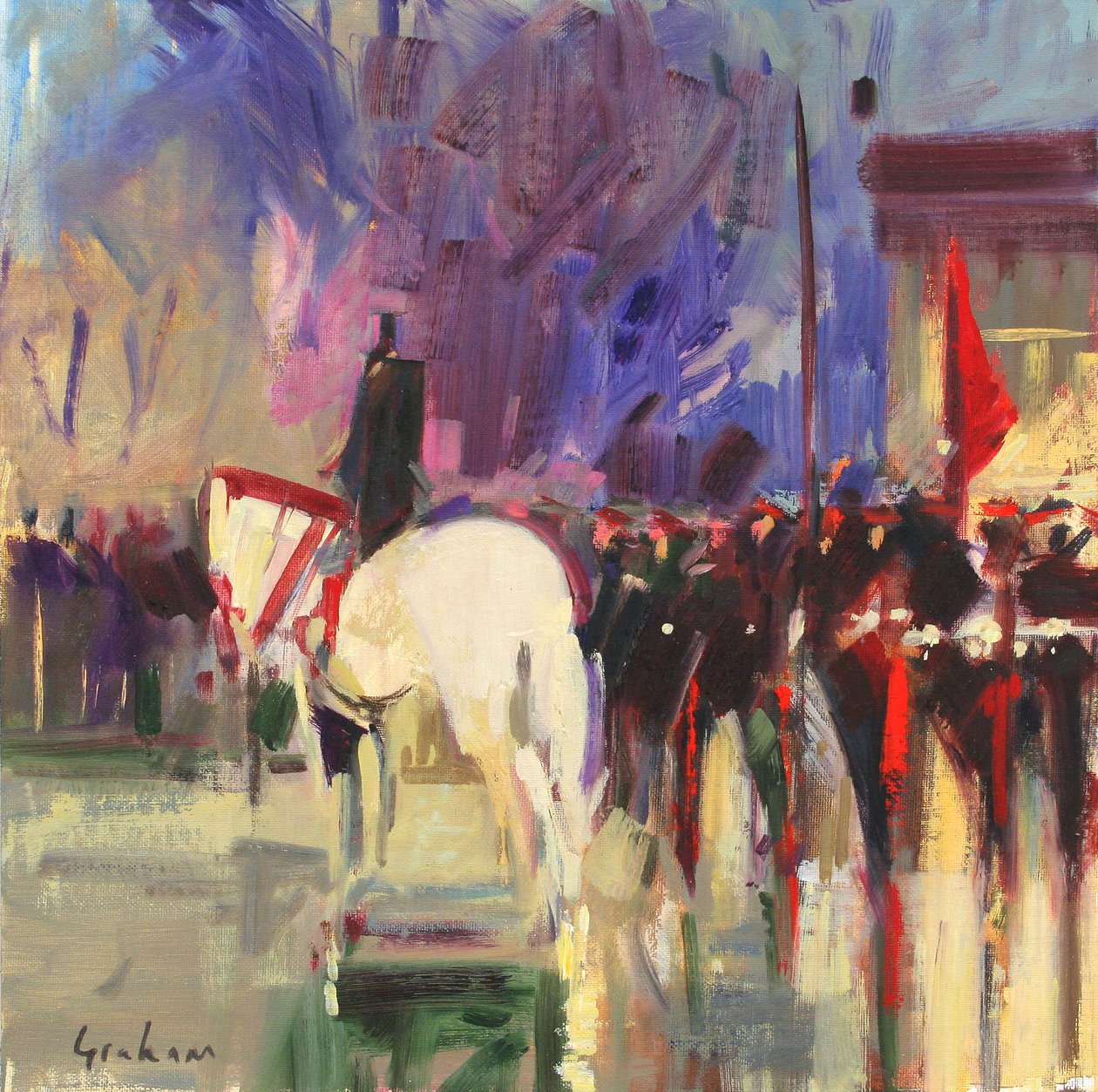 Das Kriegspferd, Sandhurst von Peter Graham (Contemporary)