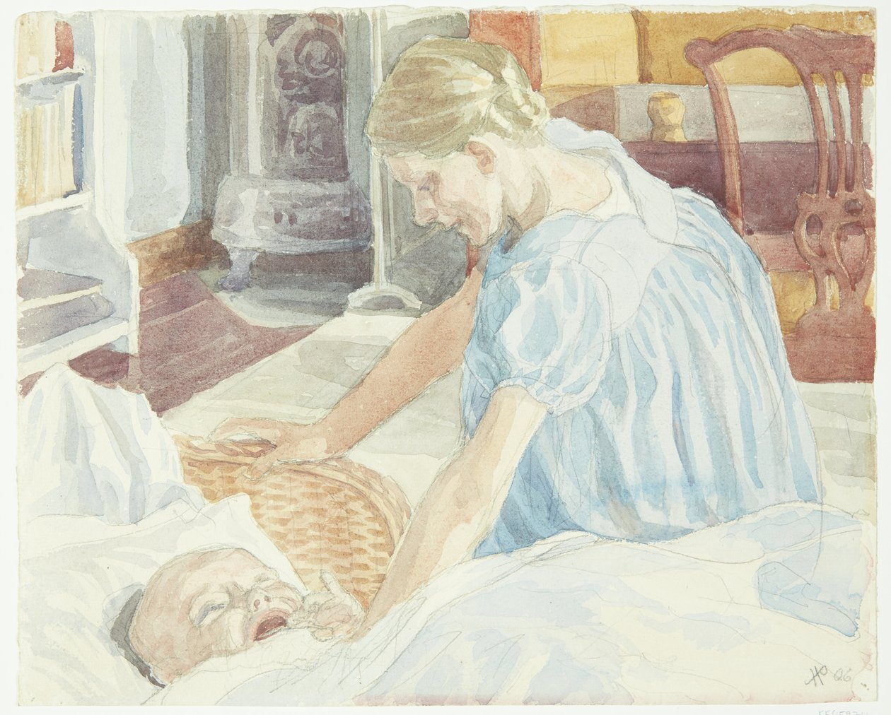 Schwester weint von Peter Hansen