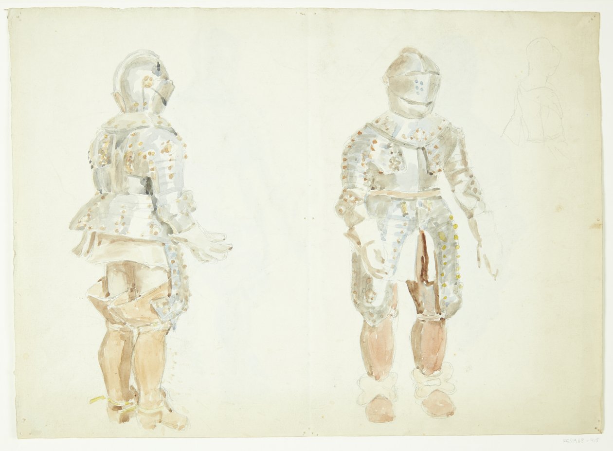Studien von Rüstungen von Peter Hansen
