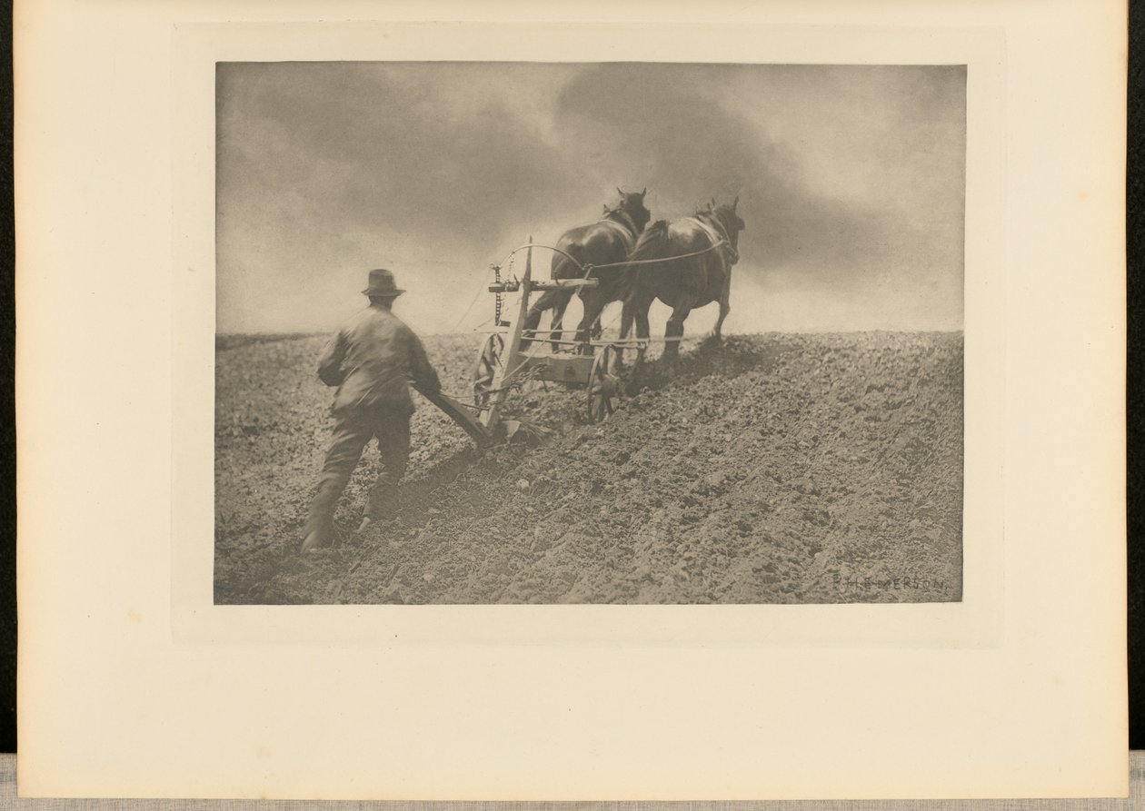 Ein harter Zug. [Suffolk] von Peter Henry Emerson