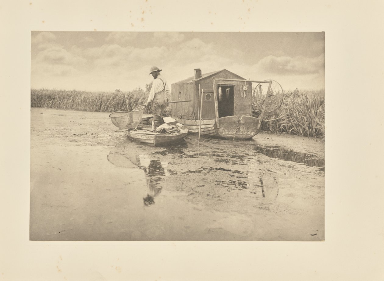 Das Zuhause eines Aal-Fängers von Peter Henry Emerson