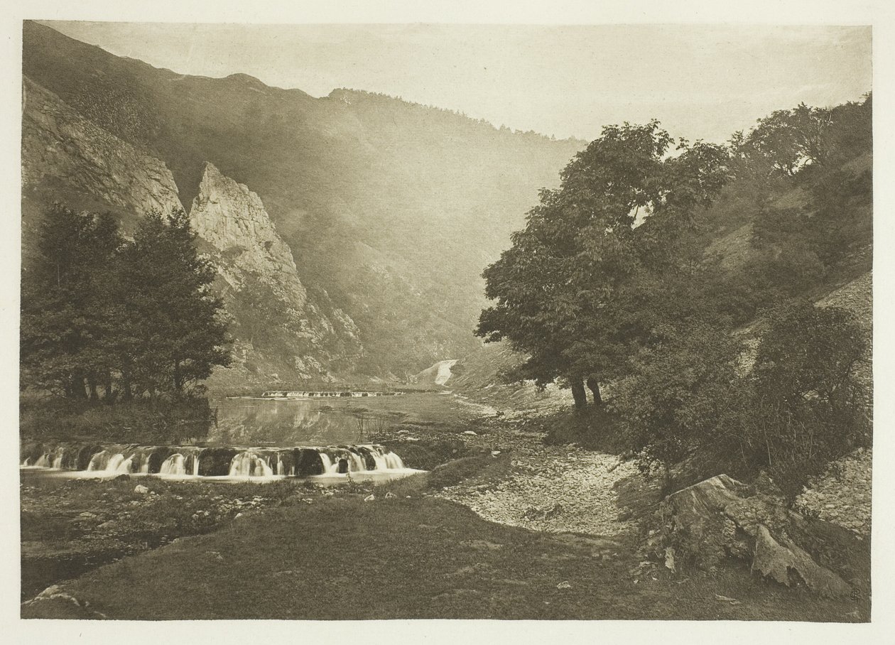 Eingang zu Dove Dale, Derbyshire von Peter Henry Emerson