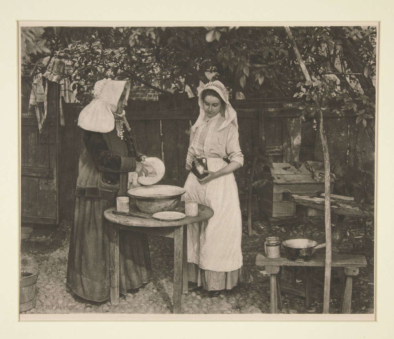 Mrs. Peck und Mary Critten von Peter Henry Emerson