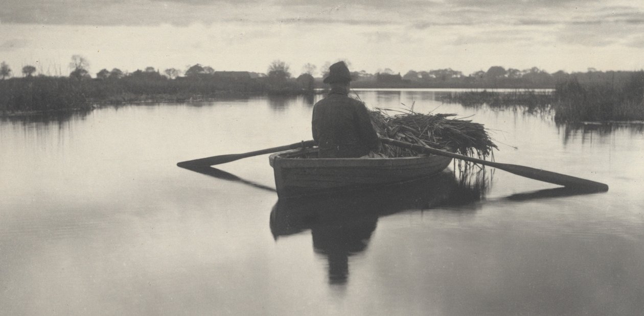 Heimrudern des Schoof-Stoffes, 1886 von Peter Henry Emerson
