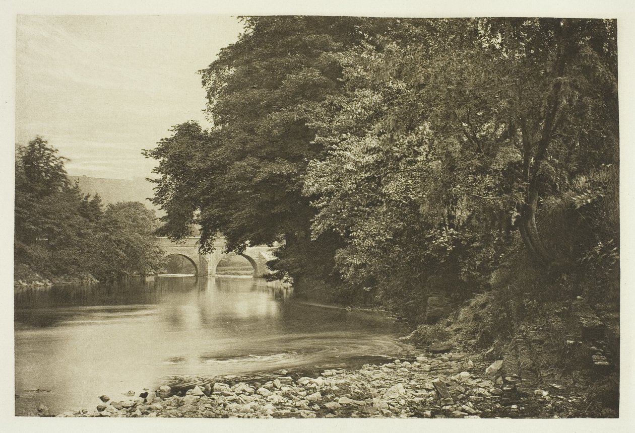 Rowsley-Brücke am Derwent von Peter Henry Emerson