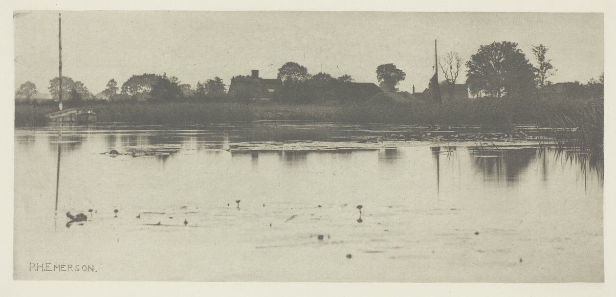 Der Rand des Sees von Peter Henry Emerson