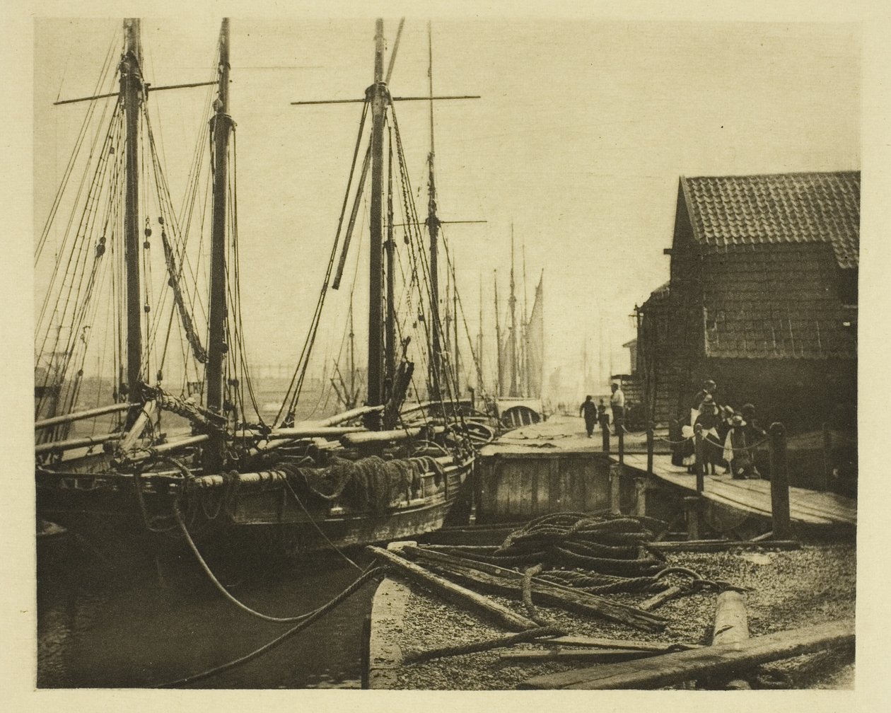 Die Kais zur Essenszeit von Peter Henry Emerson