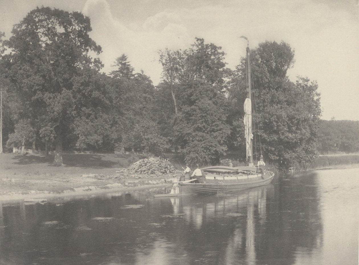 Der Fluss Bure bei Coltishall, 1886 von Peter Henry Emerson