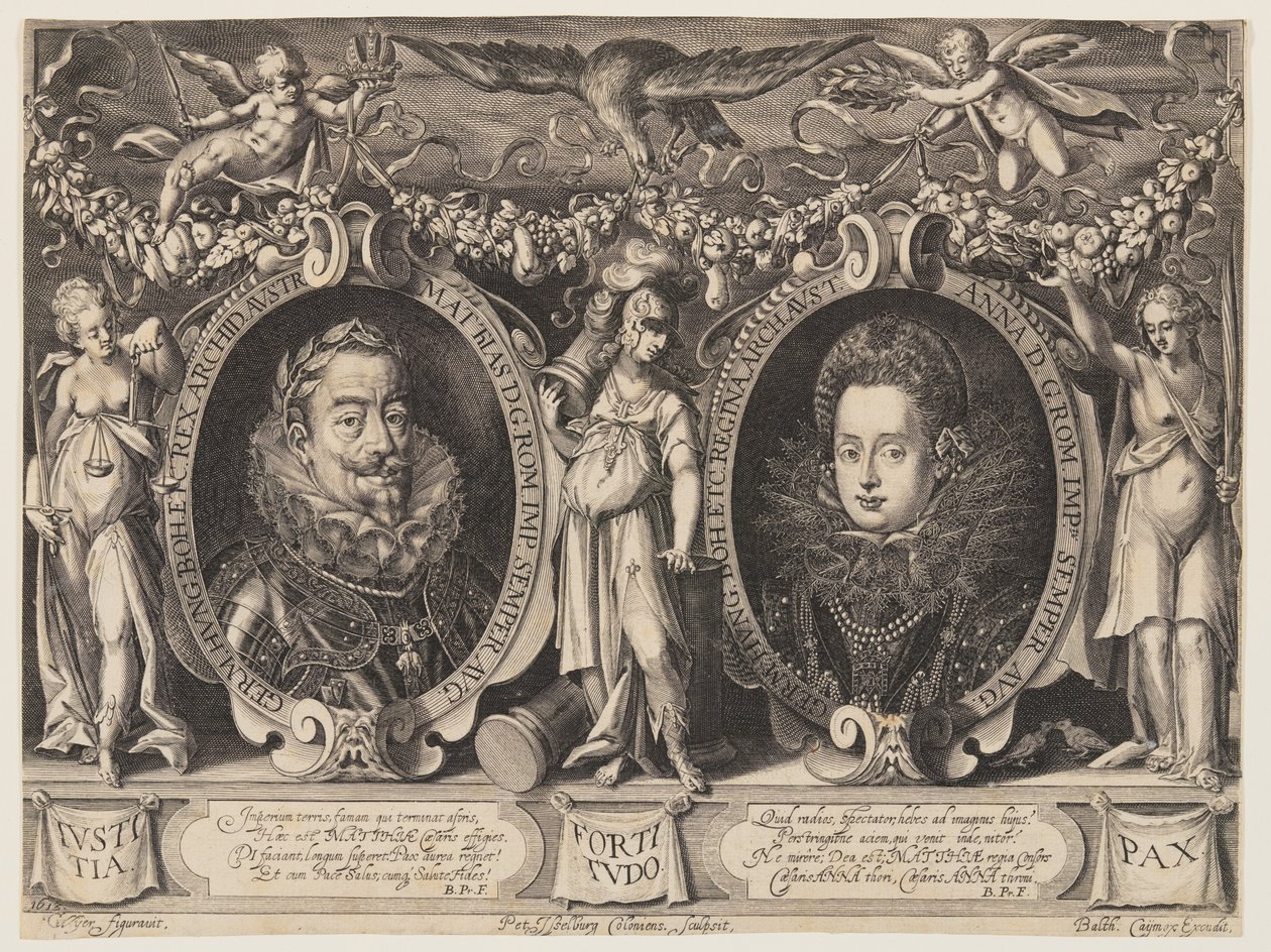 Kaiser Matthias und Kaiserin Anna von Peter Isselburg