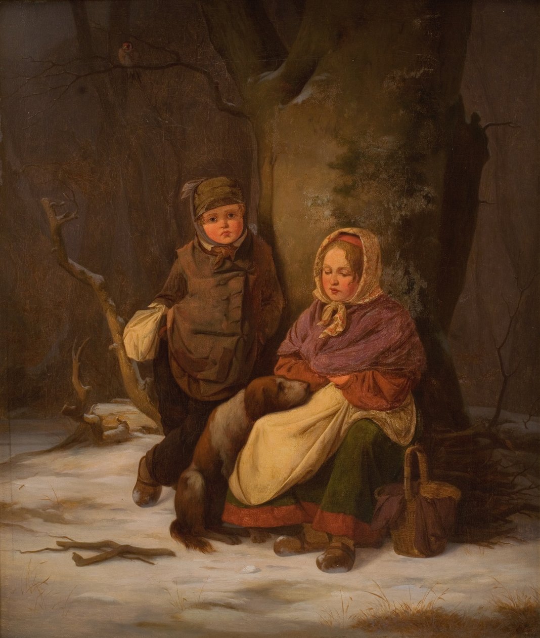 Zwei arme Kinder von Peter Julius Larsen