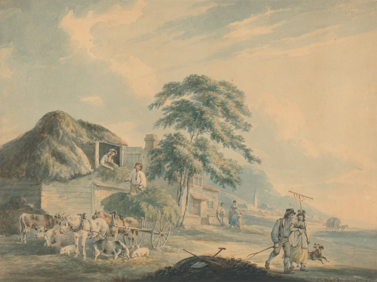Heuarbeiter von Peter La Cave