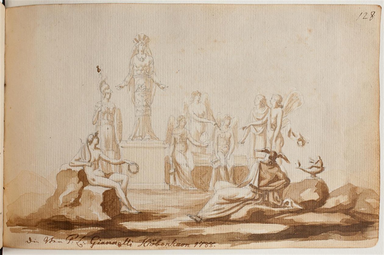 Allegorie mit Figuren von Peter Leonhard Gianelli