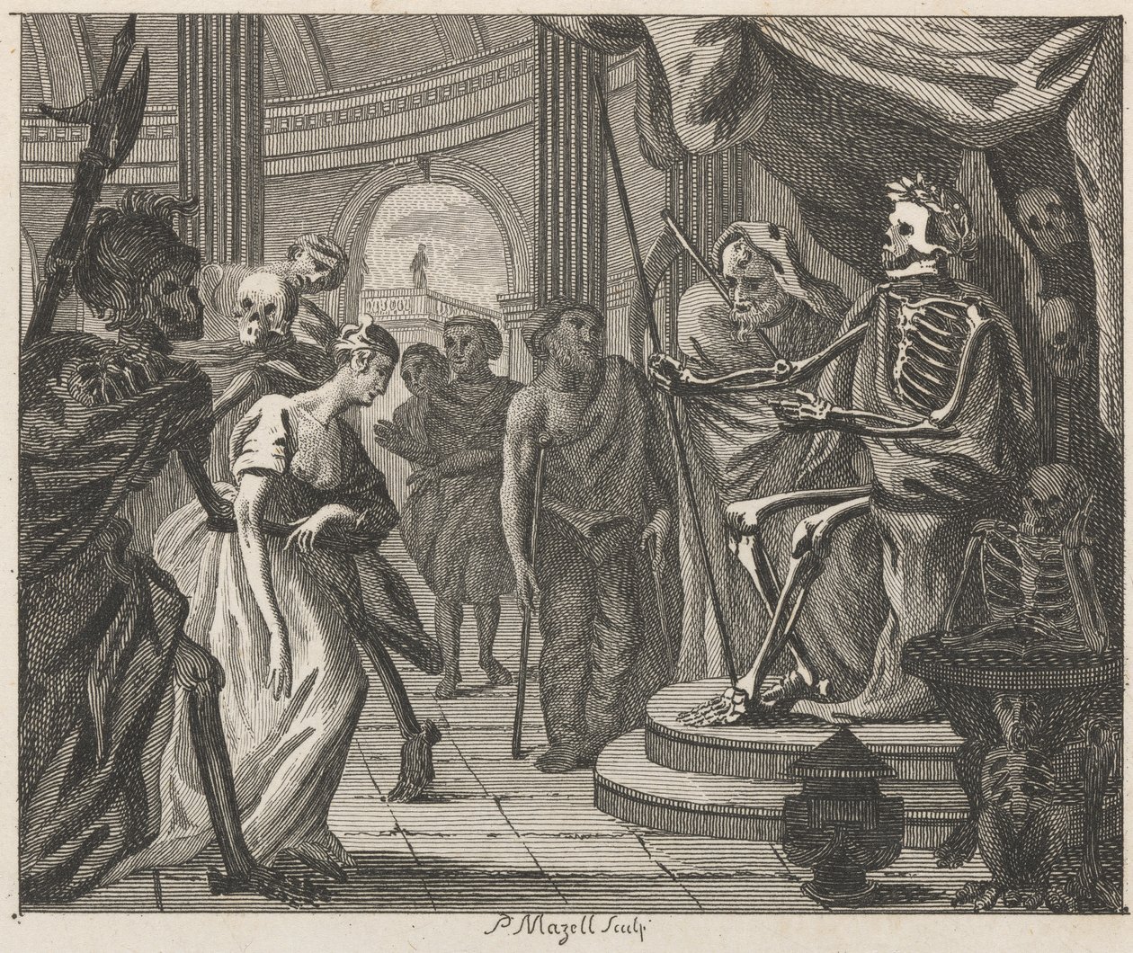 Der Hof des Todes von Peter Mazell