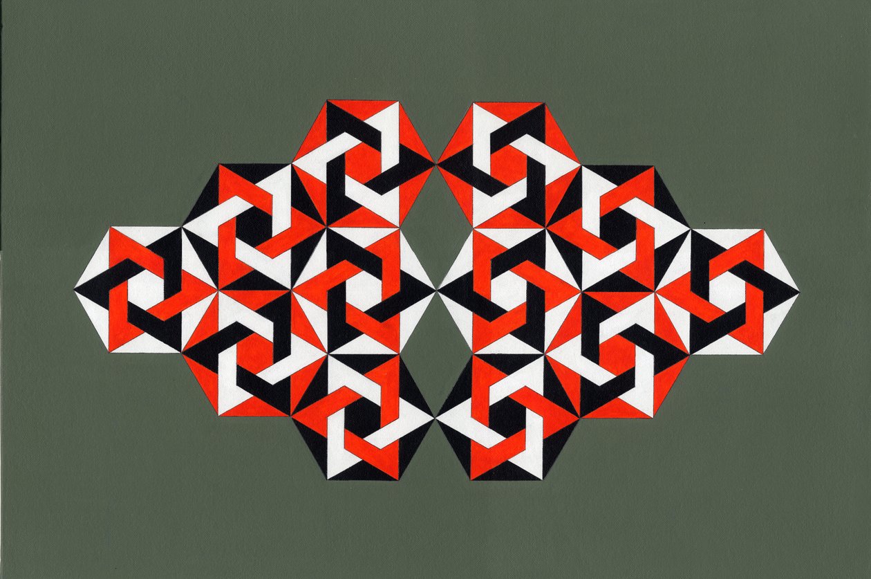 Hexagramme, 2009 von Peter McClure