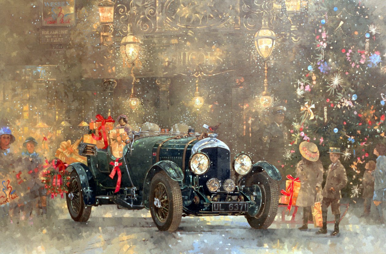 Weihnachts-Bentley von Peter Miller